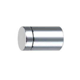 Flat Top Standoff Standoffs are available in polished chrome, satin silver, and available in both aluminum and brass. The Standoff is ideal for suspending logo panels, photography, signage, glass, wood, and nameplates providing a modern, clean look..